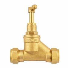Primaflow Brass Stopcock 22mm DZR Compression Valve BS1010 Plumbing