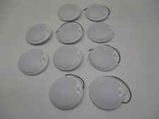 (10) White 12 LED 4.5-inch Round Camper RV Trailer Utility Dome Lights / Switch