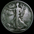 1920-S Walking Liberty Half Dollar / 50c - 90% Silver - Free Shipping!