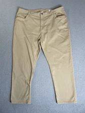 The Perfect Jean NYC Pants Mens 44 Tan Slim Fit DENKHAKI Stretch Casual 44X28