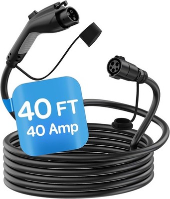 Seguma EV Charger J1772 Extension Cable for EVs/PHEVs/L1/L2 ~ 40ft 40A *5976F2F