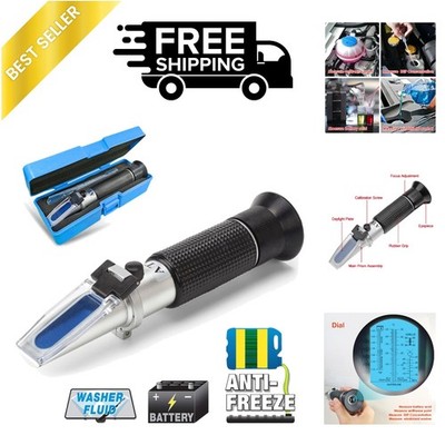4-in-1 DEF Antifreeze Coolant Refractometer for Automobile Antifreeze System ...