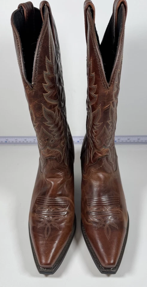 Laredo Women's Madison 51059 Burnished Red Leather Western Boots Size 6.5 - Image 3 of 4