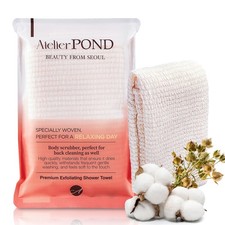 Korean Exfoliating Washcloth Soft Cotton-Blend Exfoliating Shower Towel for ...