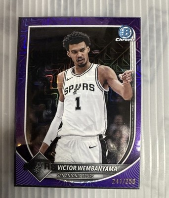 2025-26 Bowman - Chrome Victor Wembanyama #BCV-143 Purple Refractor /250