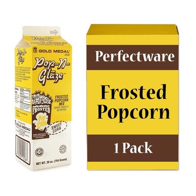 Sweet Corn Glaze Pop Frosted Popcorn Mix. 28 Oz Pack - Pop n Glaze- 1CT