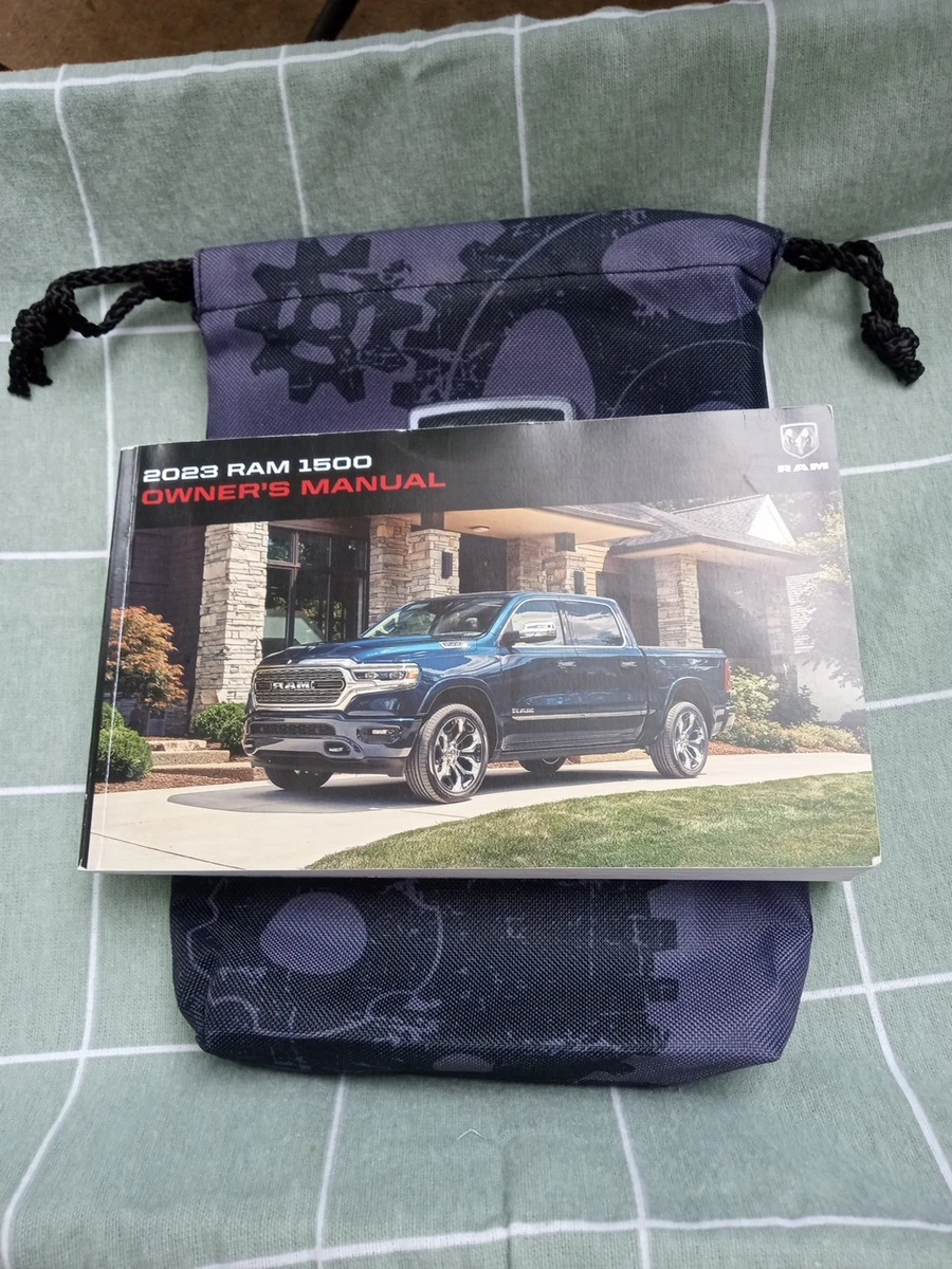 Estuche Para Manual Del Propietario De Dodge Ram – Guía Del Usuario OEM En Buen Estado