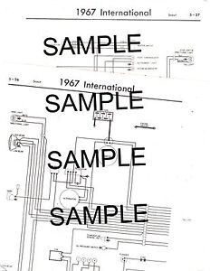 1965 INTERNATIONAL SCOUT 65 WIRING CHART DIAGRAM | eBay