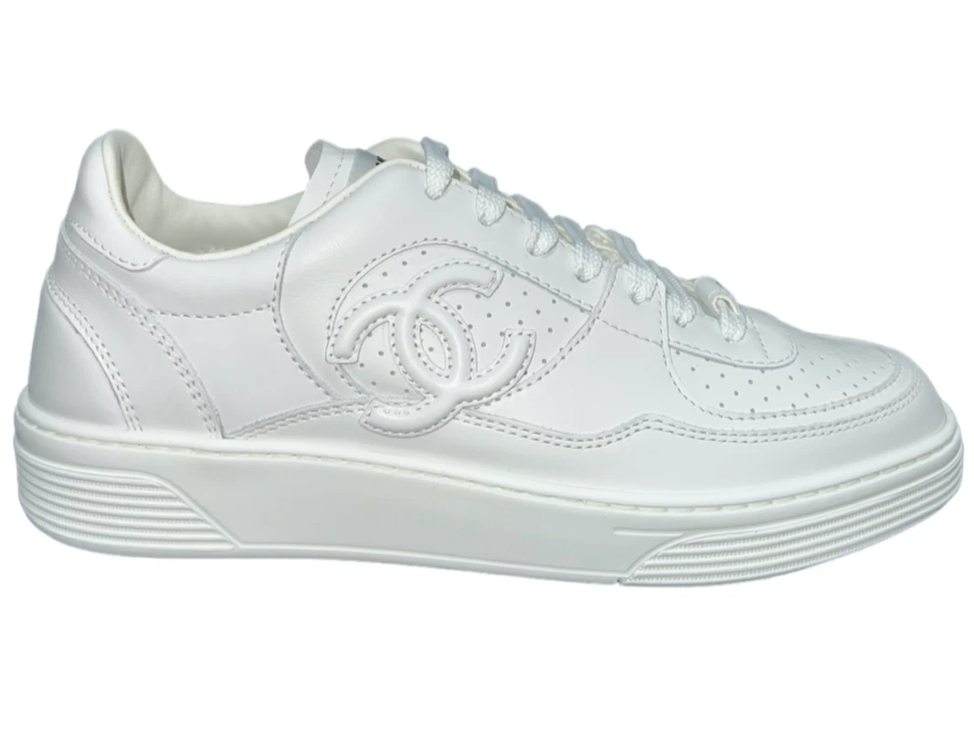 Chanel Shoes, Chanel 23a High Top Trainers, Color: White