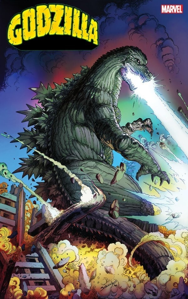 GODZILLA 1 1:25 FACSIMILE VARIANT NM MARVEL KING MONSTERS FAX