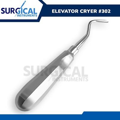 Dental Elevator Apical 302 Surgical Denture Instruments German Grade Stainless S
