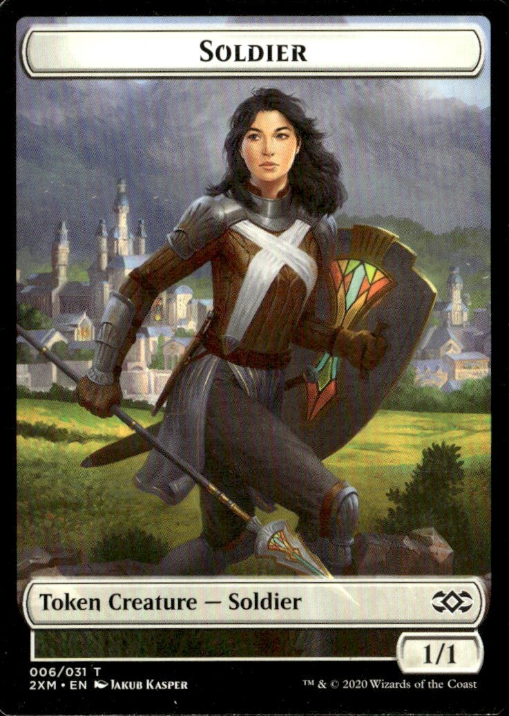 2020 Double Masters Soldier Token Common #6 MTG Collectible  