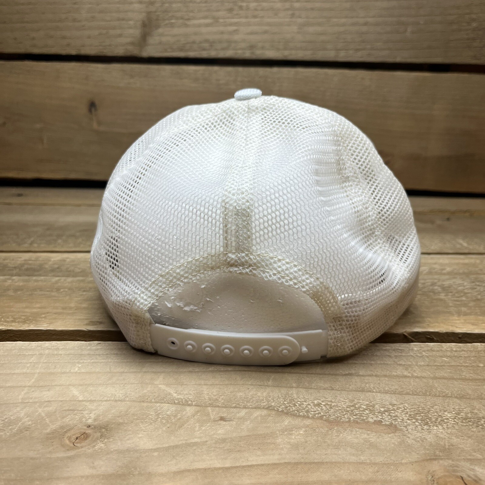 Vintage Auto Magic Patch White Snapback Trucker H… - image 6