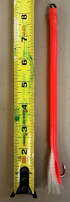 Tammy's Tackle SURGE EEL HOSE LURES - 8'' LONG AND SIZE 2/0 HOOK WITH HAIR