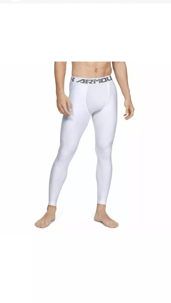 Under Armour Pants Mens 3XL White HeatGear Armour 2.0 Legging