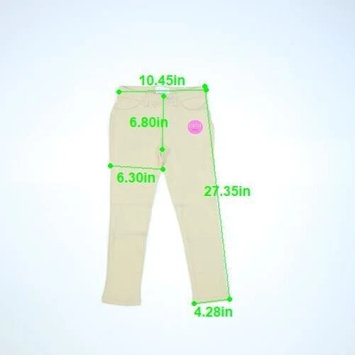 Uniforme para niños Lugar Niñas Ponte Tejido Pull On Jeggings Pantalones Tostado Niñas 8 Foto 2 de 4