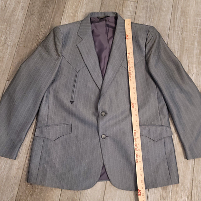 Mesquite Niver Western Wear Sport Coat Jacket Men Size 46