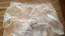 NWT Vintage CHRISTIAN DIOR Satin Nightgown Lace Trim Women's Sz M Philippines
