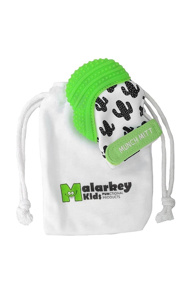 Munch Mitt Malarkey Kids, Teething Mitten that Stays on Baby's Hand - Image 4 of 4