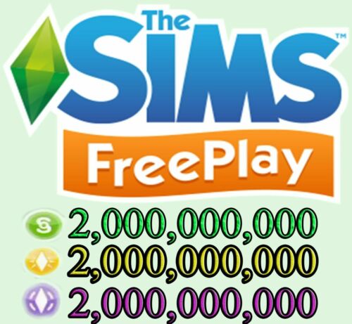 Sims Freeplay - simoleones cash puntos sociales puntos estilo vida - ANDROID IOS - Bild 1 von 1