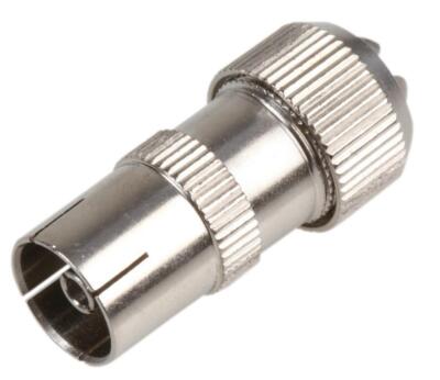 IEC Coaxial Alloy Socket, 75 Ohm, Pack of 50 PROCON34