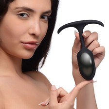 Medium Size Weighted Anal Plug Long Term Wearing Butt Plug Ass Sex Toys Flared