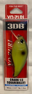 Yo-Zuri R 1352 3 DB Squarebill Köder – Perfekt Für Raubfische, 60 Mm, 2,8 G