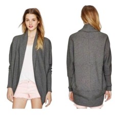 Aritzia Wilfred Diderot Gray Sweater Open Front Cocoon Cardigan XXS