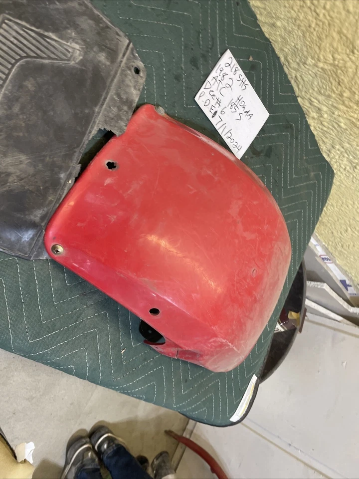  Guardabarros delantero rojo para Honda ATC 90 110 185S 218 1971-1982 Foto 3 de 4