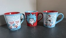 (3) Thing One & Thing Two- Dr. Seuss 16 Oz. Mug Adorable!