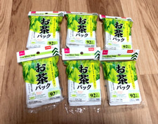 DAISO Tea Bag Empty Filter Bags for Tea Green Black Tea Made in Japan 6 Set