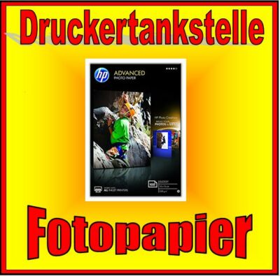 50 Blatt HP PREMIUM Advanced Photopapier Fotopapier 10x15cm 4x6 in 250g Q8692A