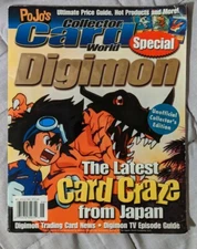 RARE Digimon Pojo's Collector Card World Special Vol 1 No 1 Magazine Pokemon