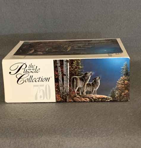 RoseArt The Puzzle Collection “Howling Wolves” 750 Piece Jigsaw Puzzle - Picture 2 of 6