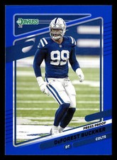 DeForest Buckner 2021 Donruss BLUE PRESS PROOF #154 Indianapolis Colts