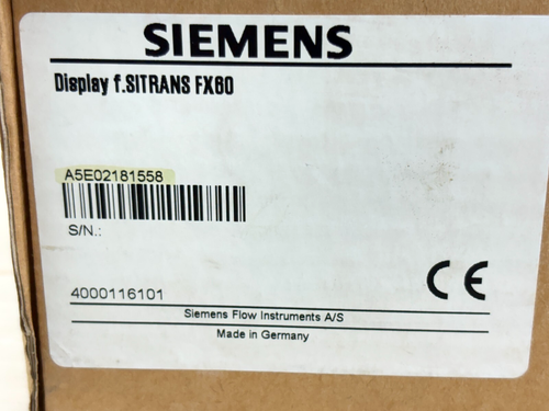 Siemens A5E02181558 Display for SITRANS FX60, FX300 - Picture 11 of 11