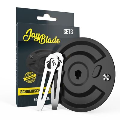 JayBladeSet3 Metallmesser passt für Gardena Rasentrimmer  SmallCut 23/18V