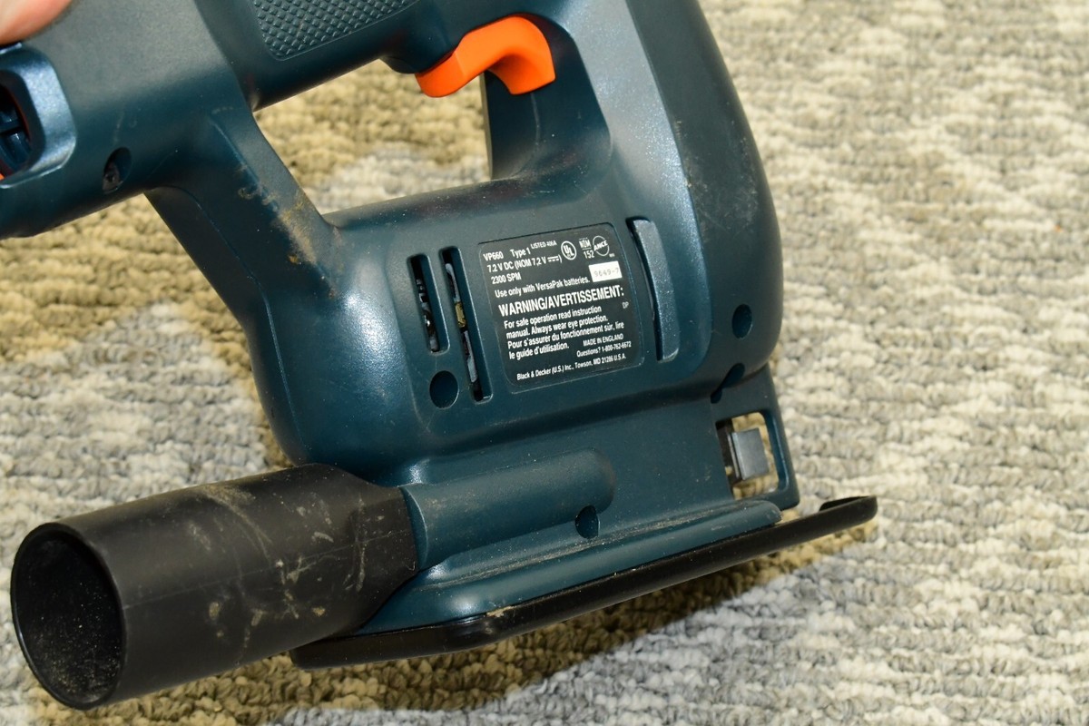 Black & Decker VersaPak JIGSAW 7.2v Model VP660 Type 1 - Made in
