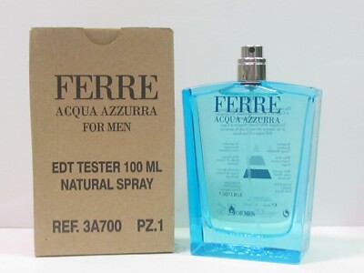 Ferre Acqua Azzurra by Gianfranco Ferre Men 3.4 oz Eau de Toilette