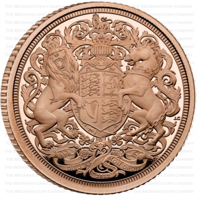 コレクション Half Sovereign 2022 GOLD PROOF COIN 2022 King Charles III Memorial Gold Proof Half Sovereign 22 Carat