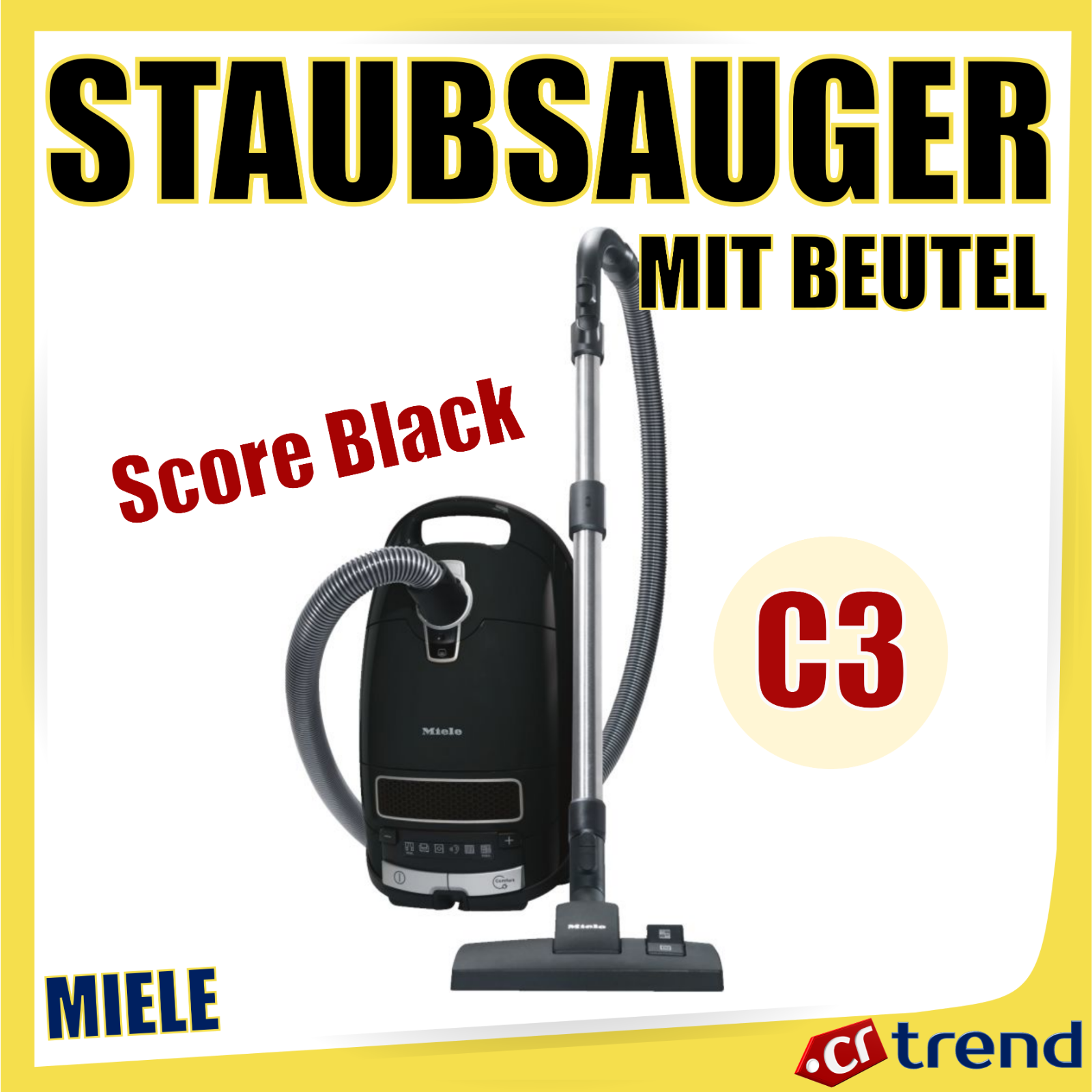 Miele Complete C3 Score Black PowerLine SGDF3 Obsidian schwarz Staubsauger 4002516337935 eBay