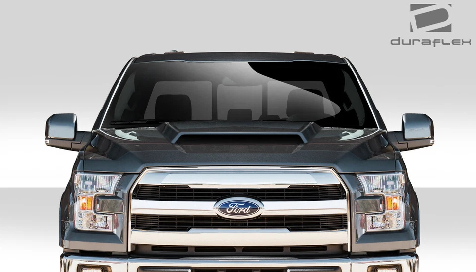 For 2015-2020 F-150 Duraflex Grid Hood - 1 Piece Foto 2 de 4