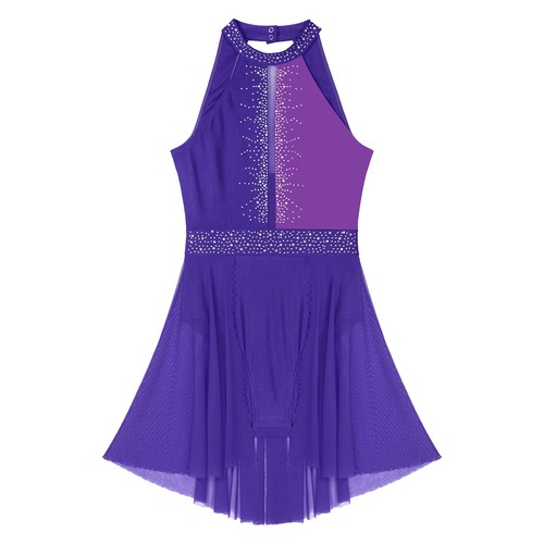Mujer Vestido de Baile Gimnasia Patinaje Artístico Una Pieza Leotardo Sin Mangas - Imagen 85 de 89