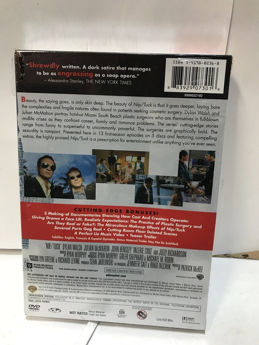 📀 Nip/Tuck - The Complete First Season (DVD) NEW