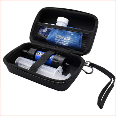 Tragetasche für Sawyer Mini Wasserfilter Schutzhülle Schwarz stoßfest