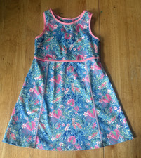 Tommy Bahama Active Girls M 7-8 Pullover Tropical Floral Resort Beach Sundress