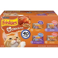 Turchicken Gravy Wet Cat Food, Soft Variety Pack, 5.5 oz Cans (40 Pack) 3.21 per gallon