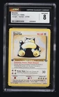 Pokemon Jungle 1999 Snorlax 1st Edition Card CGC 8