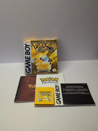 Pokémon Yellow Nintendo Game Boy, 1999 First Print CIB Complete Tested No ESRB