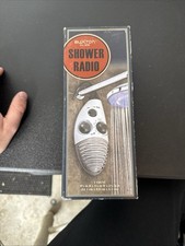 Buxton AM / FM Shower Radio Vintage Great Gift Shower Radio New In Box 